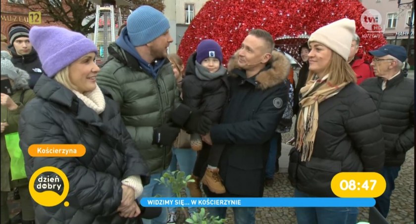Dzień Dobry TVN z Kościerzyny - na Rynku Chajzer i Ohme rozmawiają z mieszkańcami