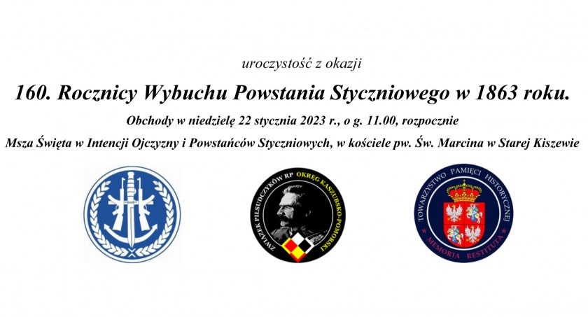 Stara Kiszewa. Uroczystość z okazji 160. Rocznicy Wybuchu Powstania Styczniowego