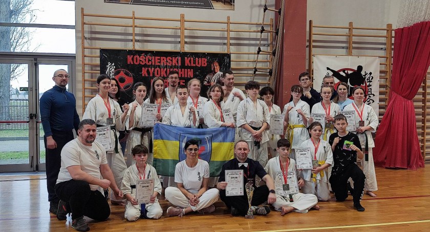 Znakomity występ zawodników Kościerskiego Klubu Kyokushin Karate
