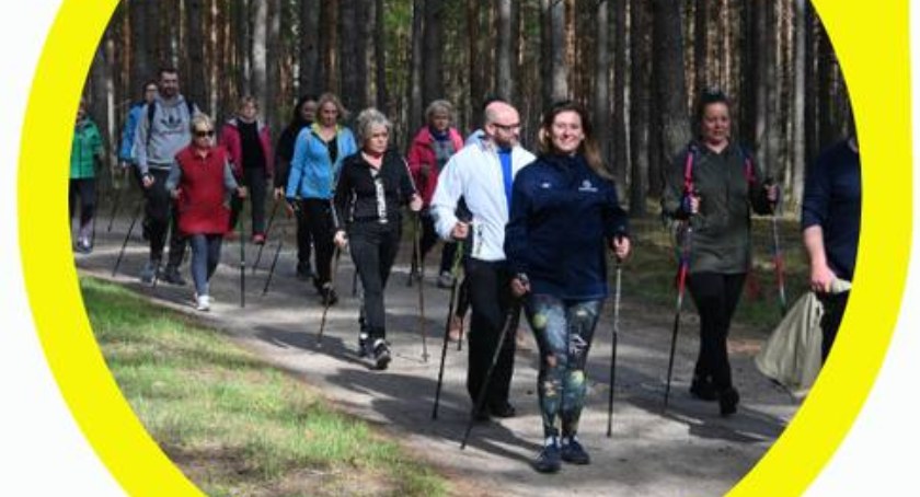 Nowe Polaszki. Wiosenny Marsz Nordic Walking