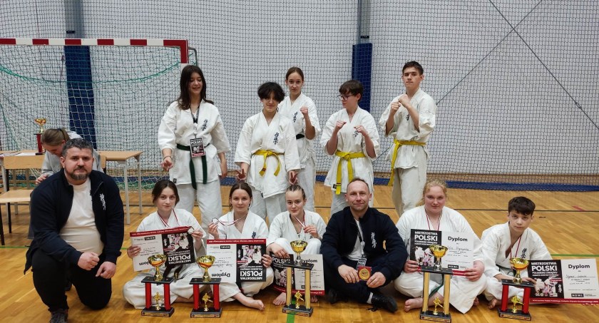 Pięć medali wywalczyli nasi karatecy podczas Mistrzostw Polski Karate Kontaktowego