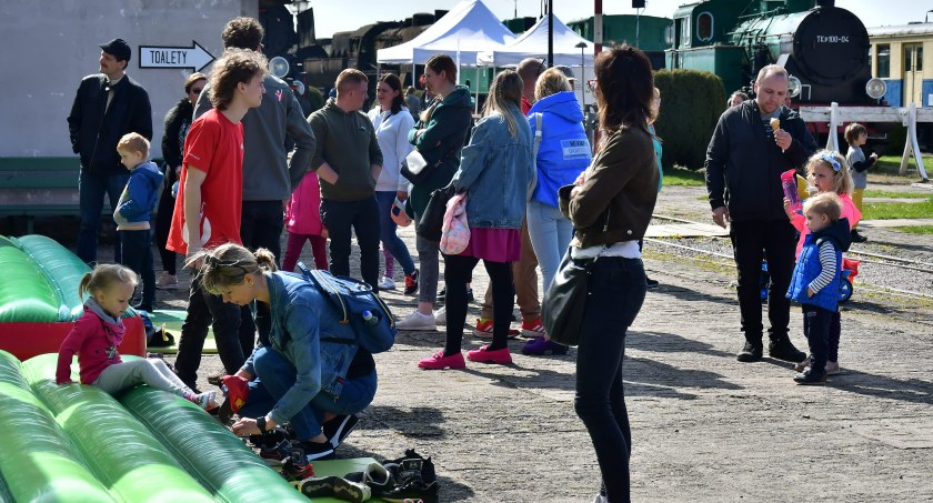 Majówka w Muzeum Kolejnictwa w Kościerzynie. Atrakcji nie brakowało