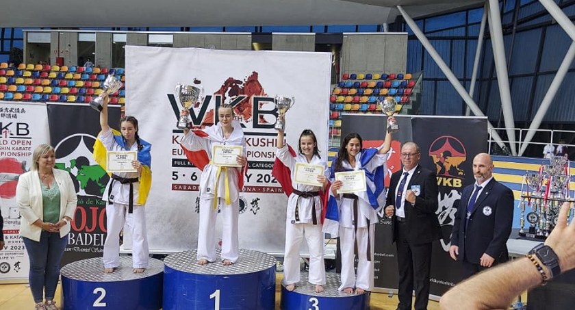 Kinga Żywicka z Kościerskiego Klubu Kyokushin Karate mistrzynią Europy