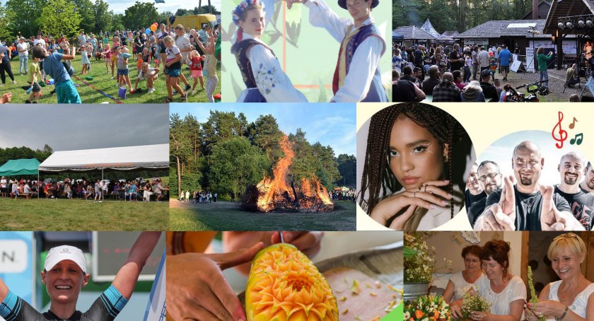 Weekend z sobótkami, bluesem, truskawkobraniem i sportowymi emocjami