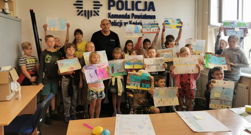 Kościerzyna. Namalowali, jak powinny wyglądać bezpieczne wakacje