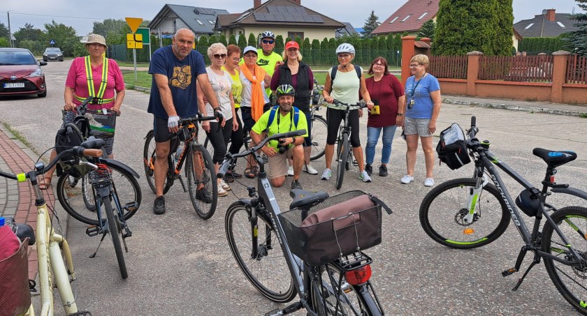 Rowerowa wycieczka mieszkańców Łubiany