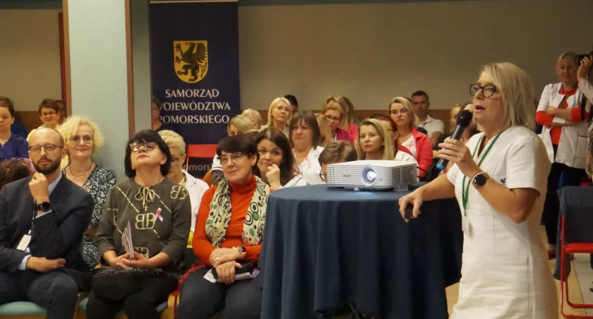 O profilaktyce raka piersi w kościerskim szpitalu. To była historyczna konferencja