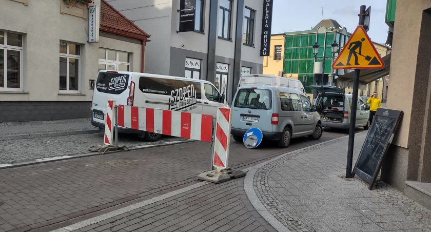 Wielki chaos w centrum Kościerzyny. Kierowcy byli wściekli