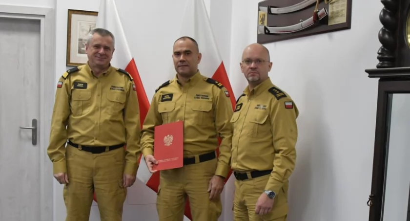 Mł. bryg. Rafał Duzowski nowym szefem kościerskich strażaków