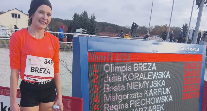 Olimpia Breza mistrzynią Polski w biegach przełajowych. Jedzie na Mistrzostwa Europy