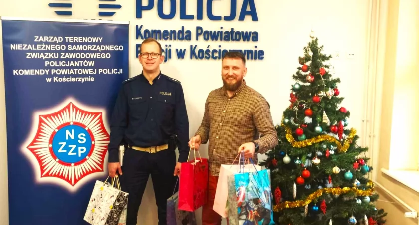 Policjanci zaangażowali się w akcję 