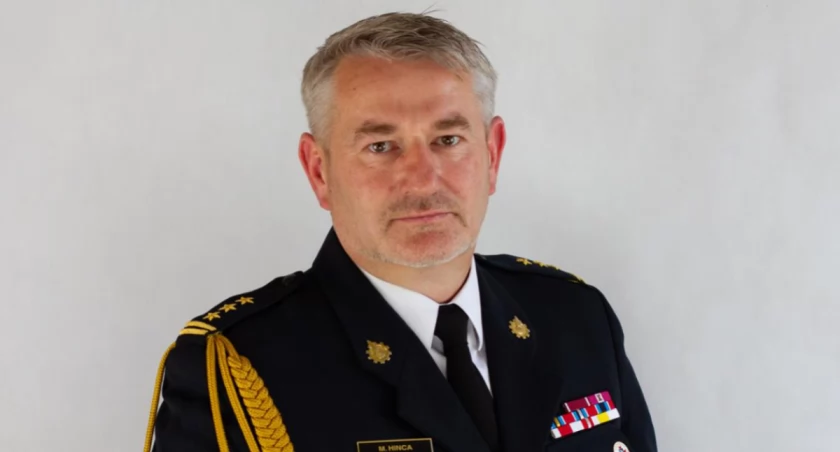 Marian Hinca p.o. Pomorskiego Komendanta PSP w Gdańsku