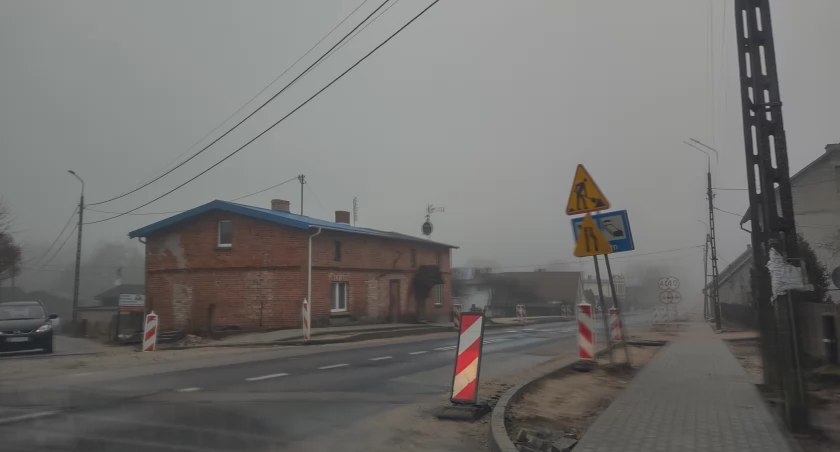 Prace przy remoncie drogi wojewódzkiej w Kaliszu potrwają do wiosny