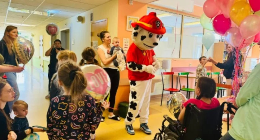 Niecodzienny gość w kościerskim szpitalu