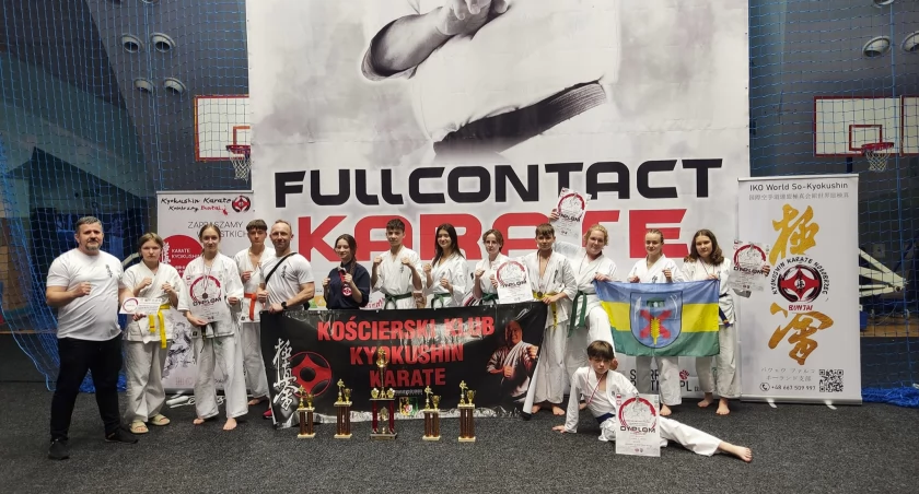 Znakomity występ zawodników Kościerskiego Klubu Kyokushin Karate