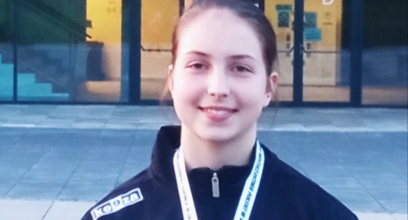 Wiktoria Narloch z Wiela brązową medalistką Mistrzostw Polski w karate