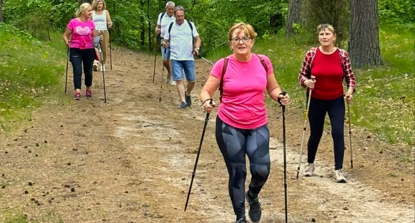 Wiosenny Marsz Nordic Walking w gminie Stara Kiszewa
