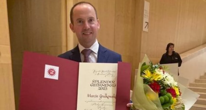 Marcin Grulkowski, nauczyciel z ogólniaka z najważniejszą nagrodą miasta Gdańska!
