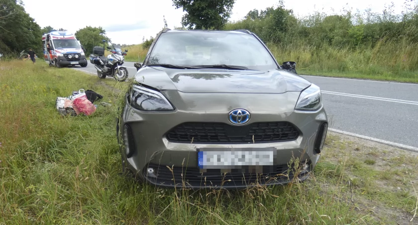 Wypadek w Lipuskiej Hucie. Dwie osoby trafiły do szpitala