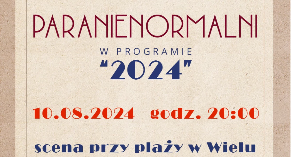 Występ kabaretu Paranienormalni