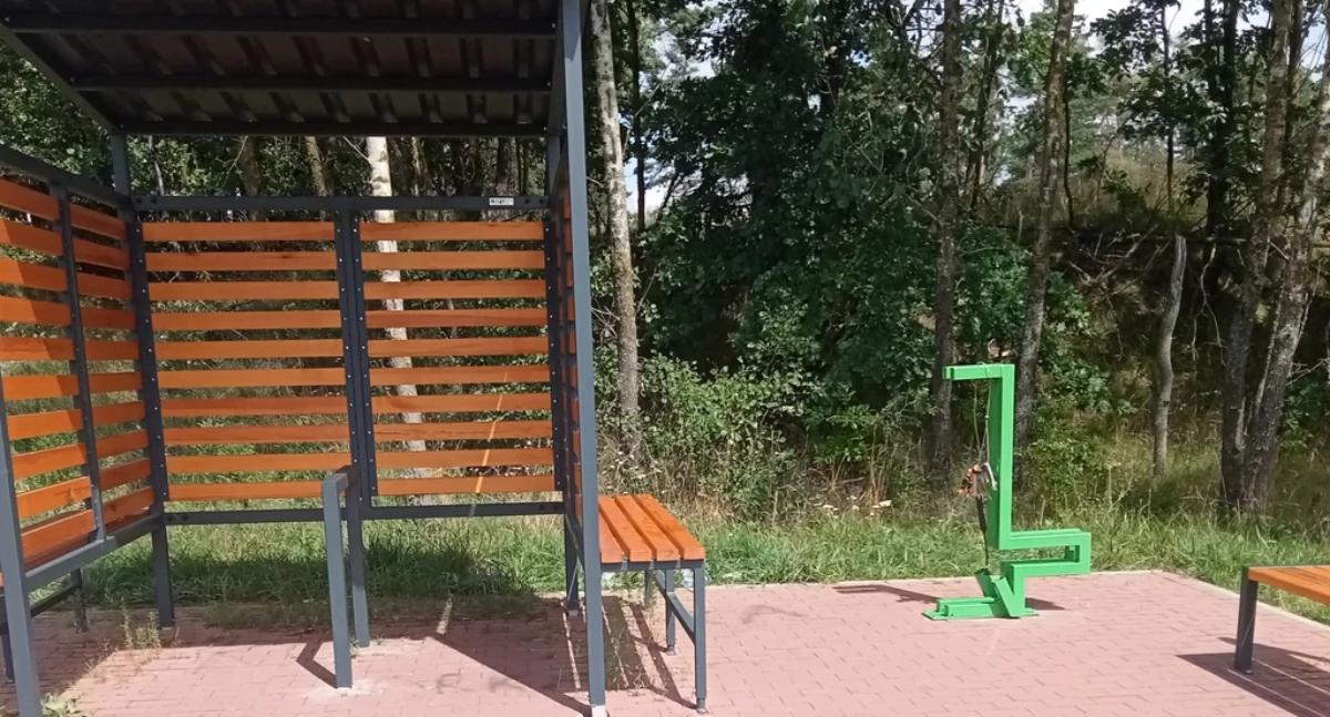 Ścieżka Wielki Klincz-Kościerzyna. Ktoś ukradł narzędzia do naprawy rowerów