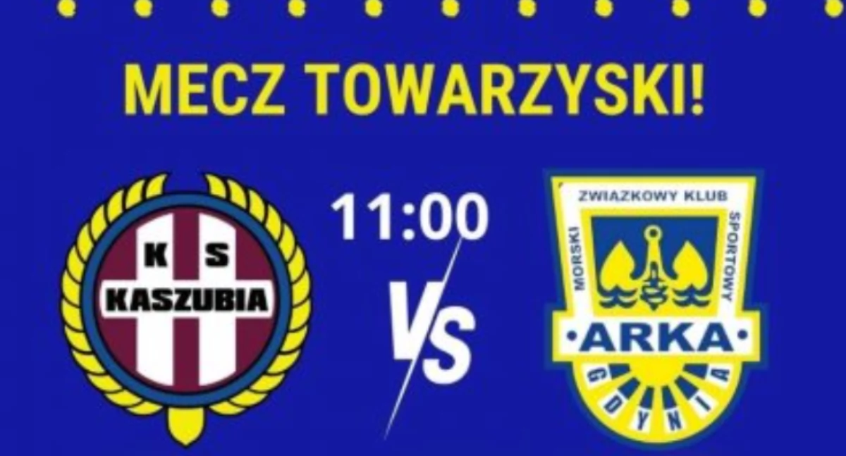 Kościerzyna. Mecz towarzyski KS Kaszubia vs. Arka Gdynia
