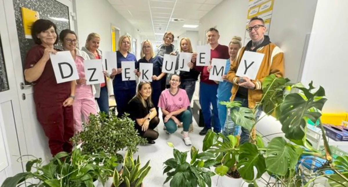 Ponad 600 kwiatów dla kościerskiego hospicjum