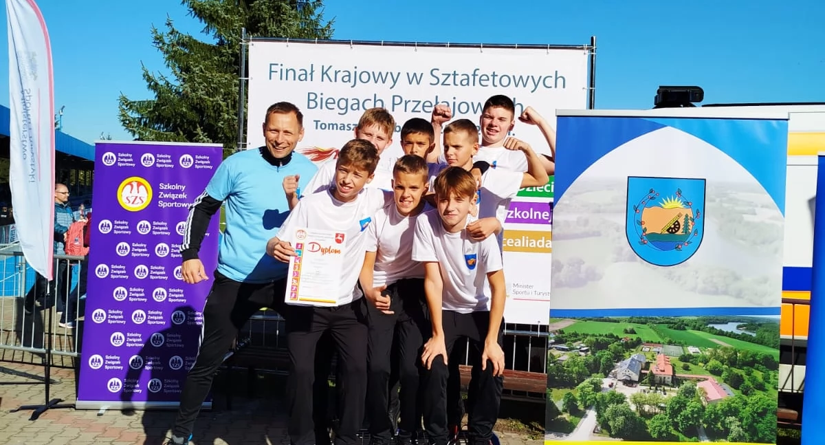 Lekkoatleci z SP w Liniewie wśród najlepszych biegaczy w Polsce