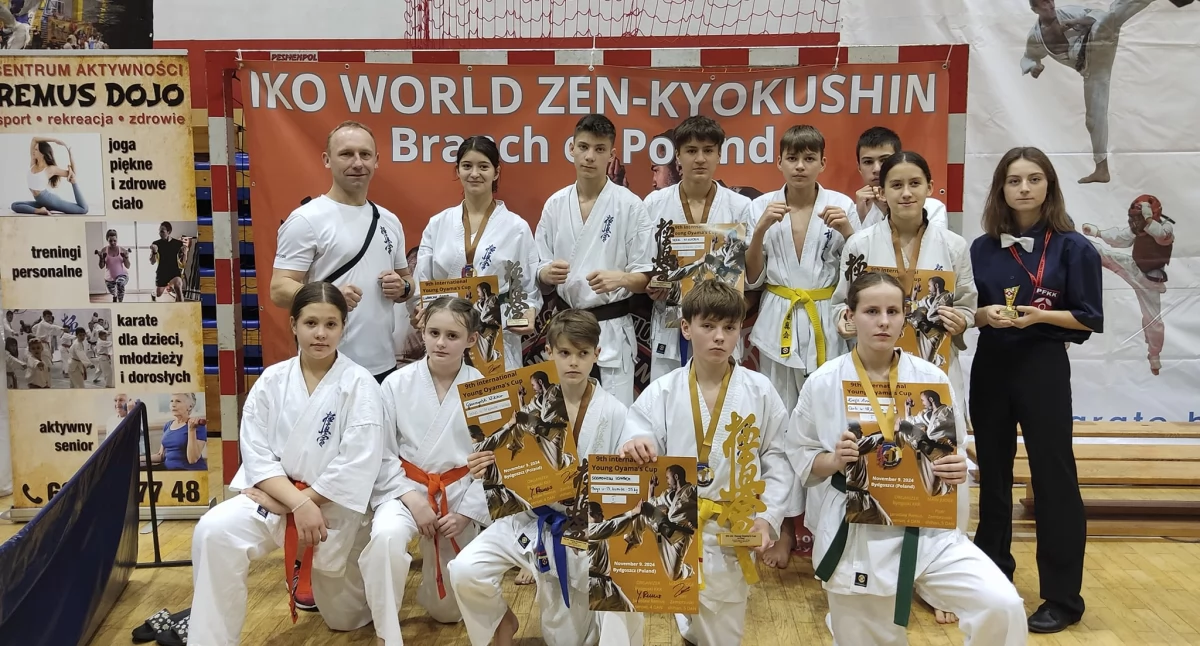 Zawodnicy Kościerskiego Klubu Kyokushin Karate zdobyli medale na prestiżowej imprezie