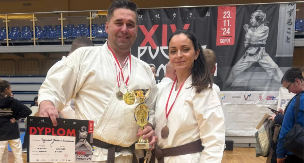 Monika i Ryszard de Janauis Święćkowscy kończą sportowy rok z medalami Pucharu Pomorza