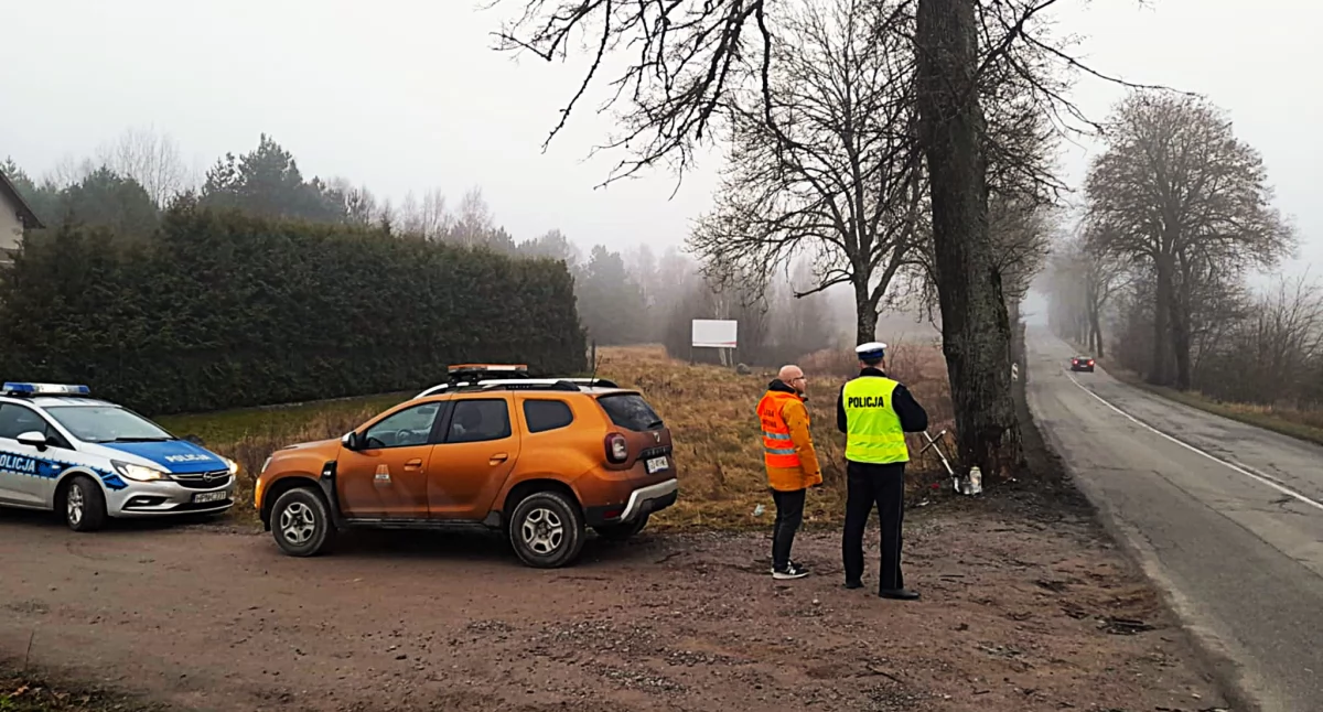 Służby pracowały na miejscu tragicznego wypadku
