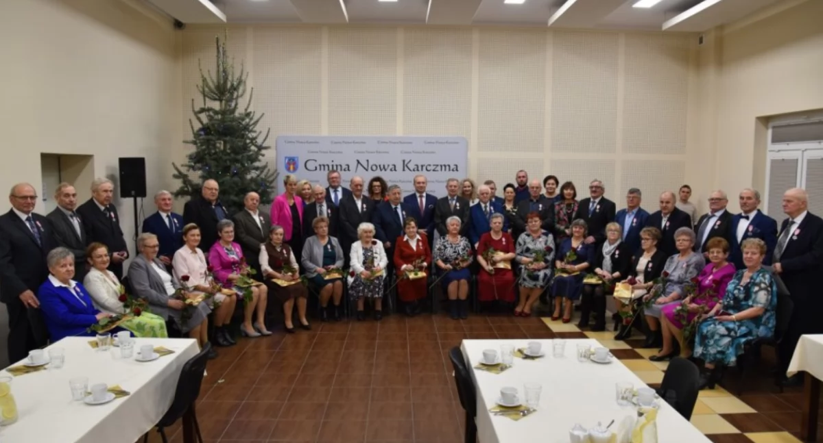 Złote Gody w Nowej Karczmie. Pół wieku wspólnego życia uczczone medalami