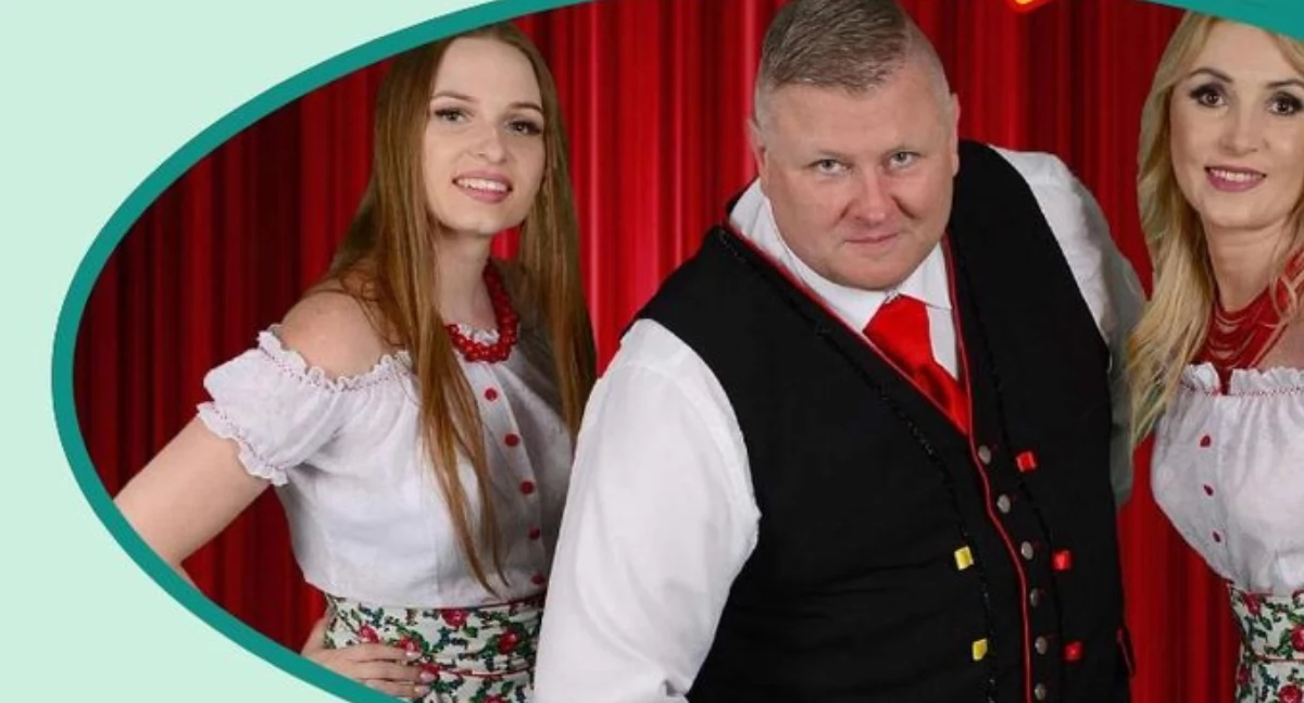 Liniewo. Występ kabaretowego zespołu muzycznego 