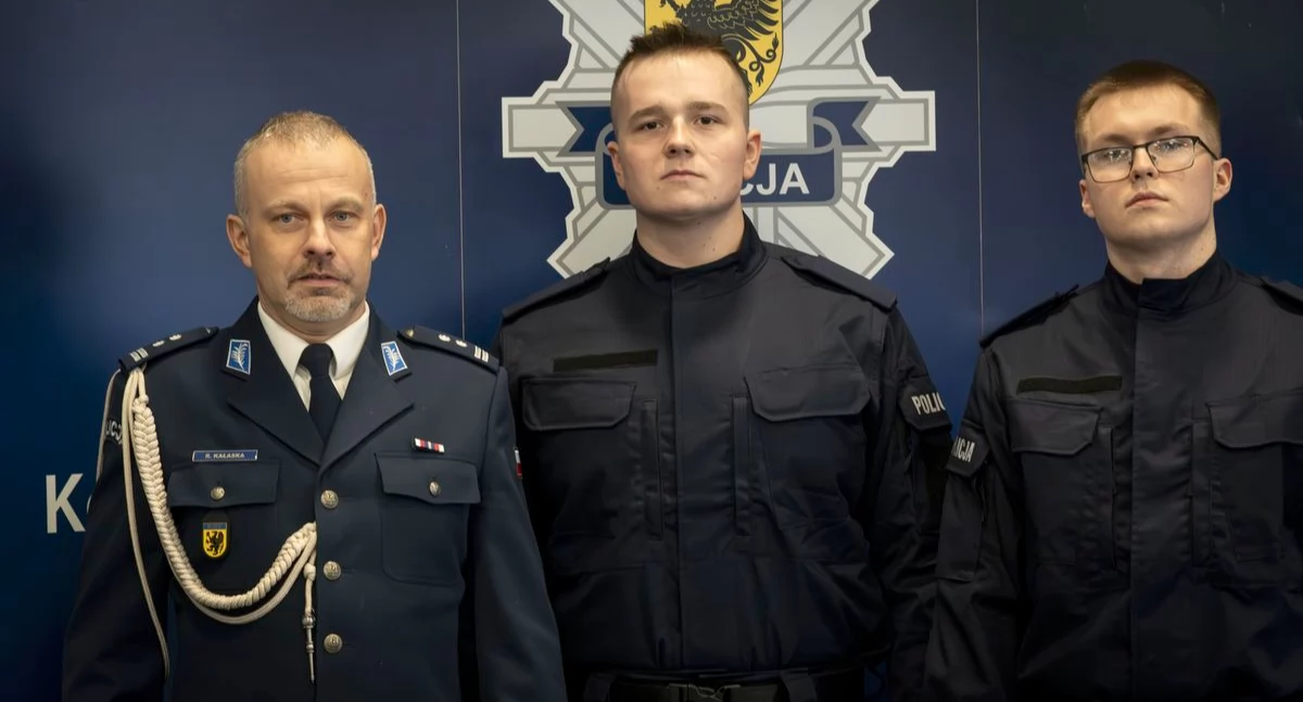 Nowi policjanci rozpoczynają służbę w kościerskiej komendzie