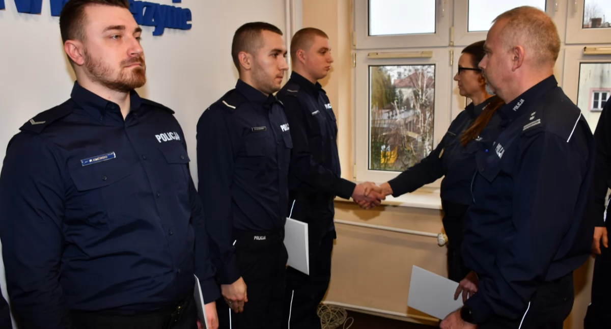 Policyjne awanse w kościerskiej komendzie policji