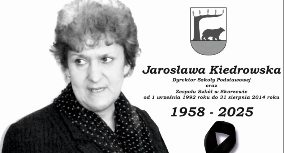Odeszła Jarosława Kiedrowska - pedagog, nauczyciel i dyrektor szkoły