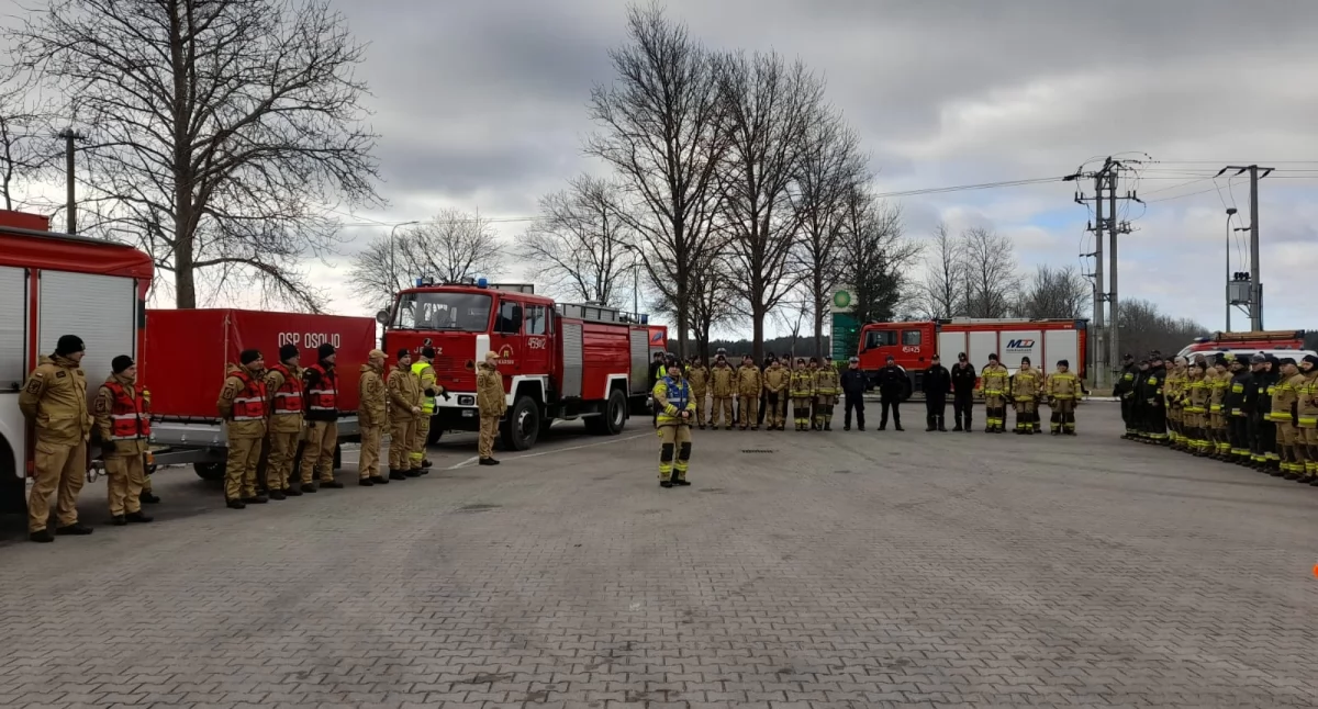 Poważna awaria w rozlewni gazu w Łubianie. Strażacy ruszyli do akcji