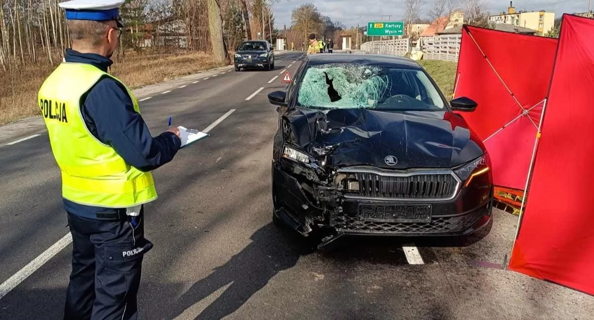 Głodowo. Śmierć na drodze. Nie żyje 64-letni mężczyzna!