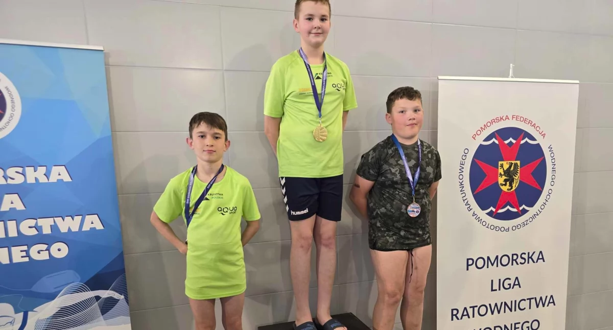 Pomorska Liga Ratownictwa Wodnego rozpoczęta. KS Aqua Sport z imponującym dorobkiem medalowym