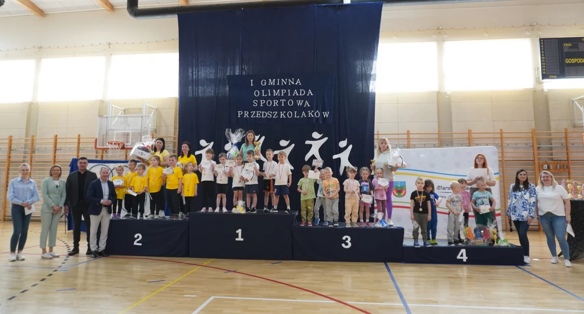 I Gminna Olimpiada Sportowa Przedszkolaków w Starej Kiszewie