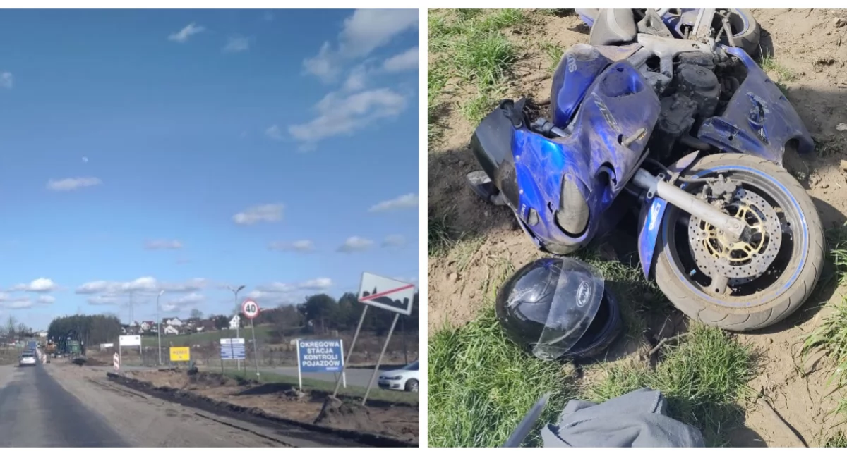 Wypadek na drodze 221 Kościerzyna-Nowa Karczma. Są poważne utrudnienia! [AKTUALIZACJA]