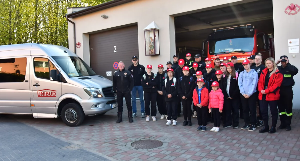 Młodzieżowa Drużyna Pożarnicza z Wielkiego Klincza uczyła się bezpieczeństwa w Gdyni!