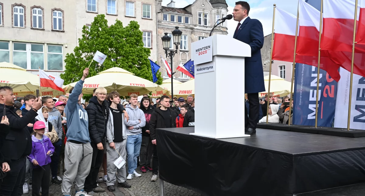 Sławomir Mentzen w Kościerzynie: 