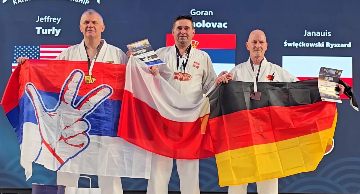 Ryszard de Janauis Święćkowski z trzema medalami Mistrzostw Świata!