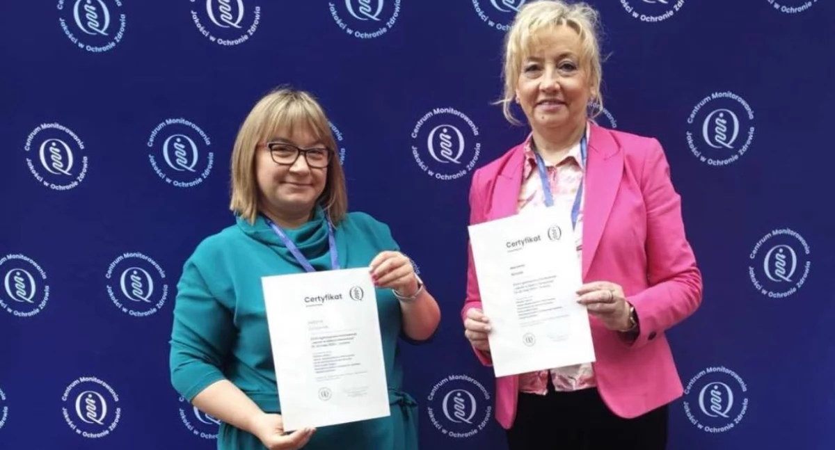 Szpital z Kościerzyny w gronie liderów jakości. Jego przedstawiciele na prestiżowej konferencji w Krakowie