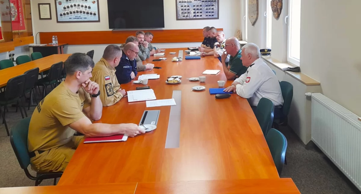 Służby przygotowane na lato. W Kościerzynie odbyło się spotkanie poświęcone bezpieczeństwu