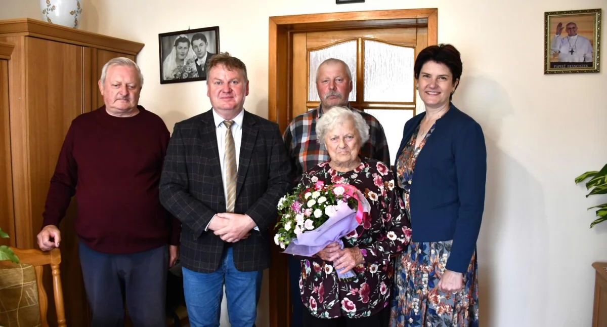 Wyjątkowy jubileusz w gm. Liniewo. 92. urodziny pani Anny Orlikowskiej