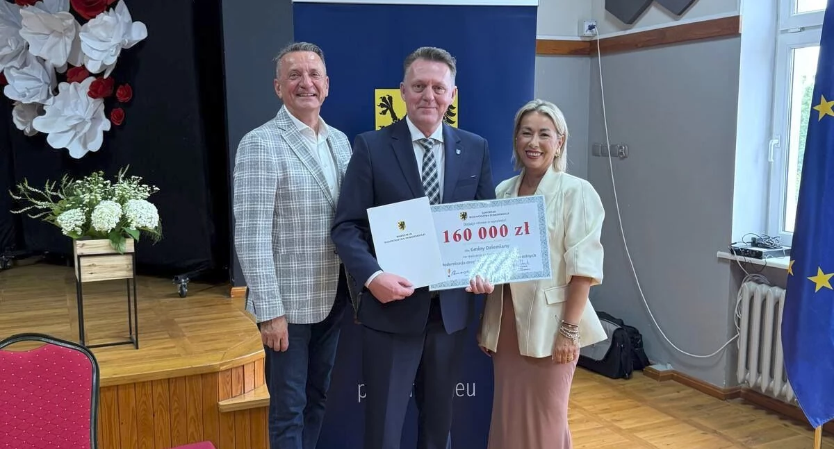 Modernizacja drogi w Dębinie w gm. Dziemiany. Podpisano umowę na dofinansowanie