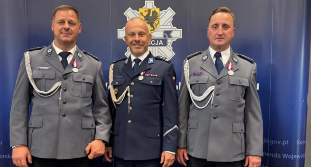 Odznaczenia dla kościerskich policjantów