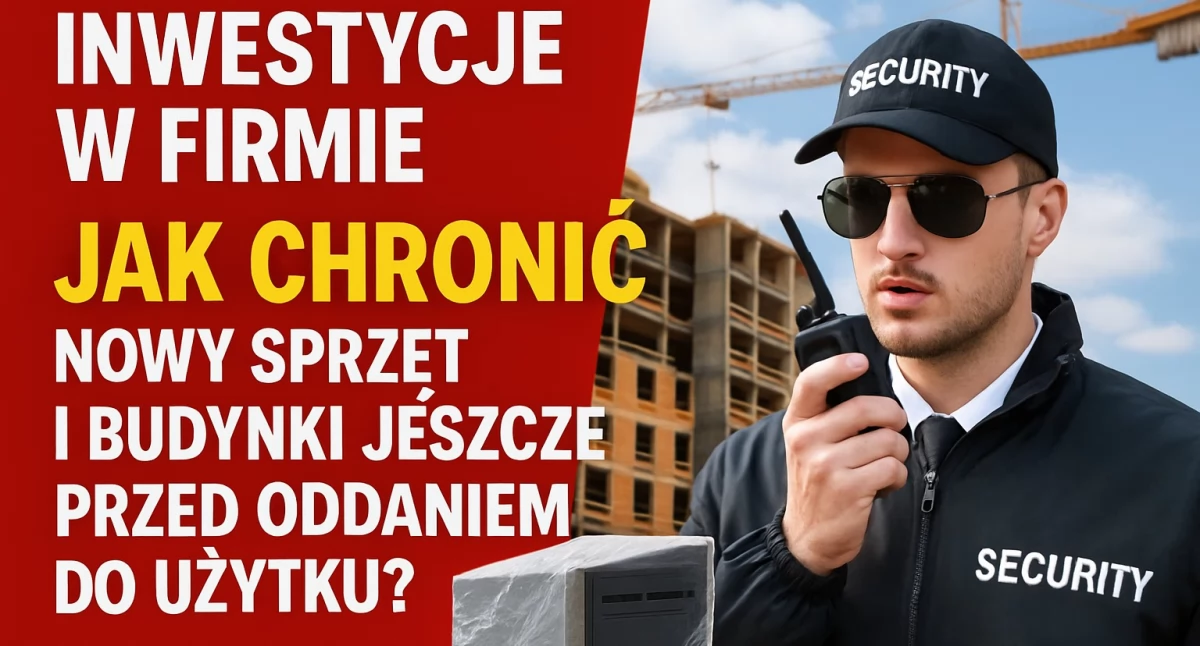 Inwestycje w firmie. Jak chronić nowy sprzęt i budynki jeszcze przed oddaniem do użytku?